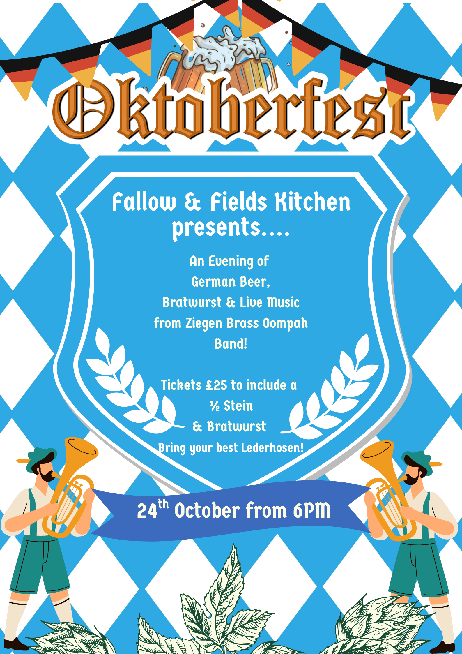 FRIDAY 24TH OKTOBER FEST TICKETS