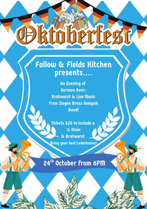 FRIDAY 24TH OKTOBER FEST TICKETS