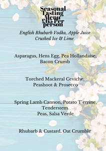 SPRING TASTING MENU